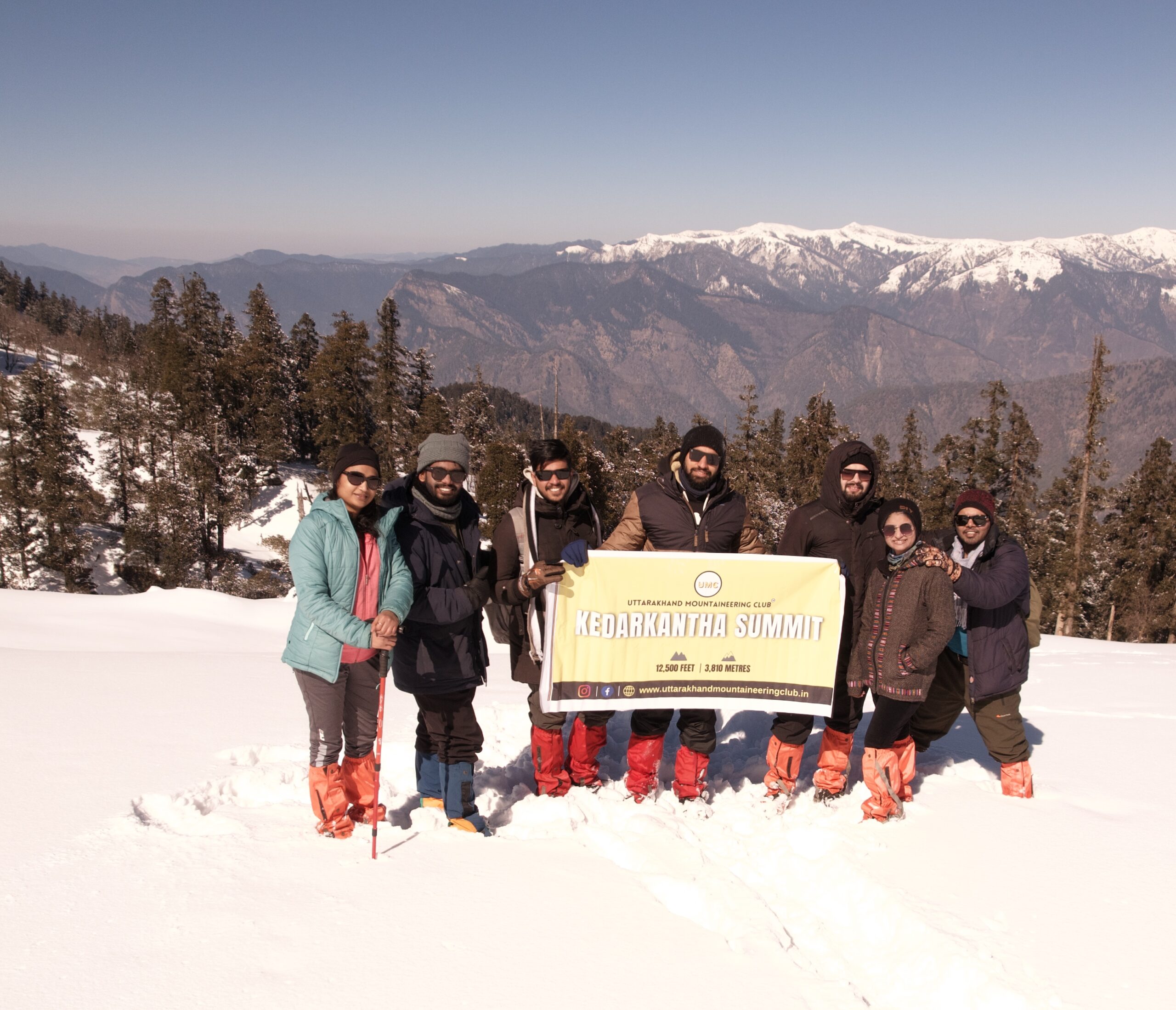 Kedarkantha Trek Day 3 - climb towards Base Camp
