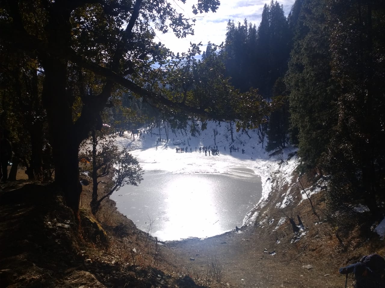 Kedarkantha Trek Day 2 - Juda Ka Talab lake